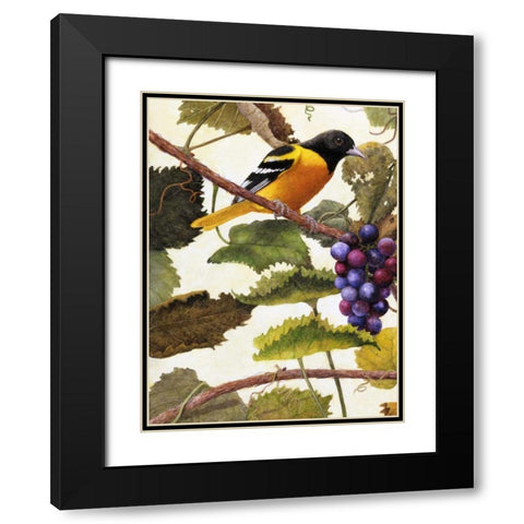 Golden Glow I Black Modern Wood Framed Art Print with Double Matting by Matcham, Marcia