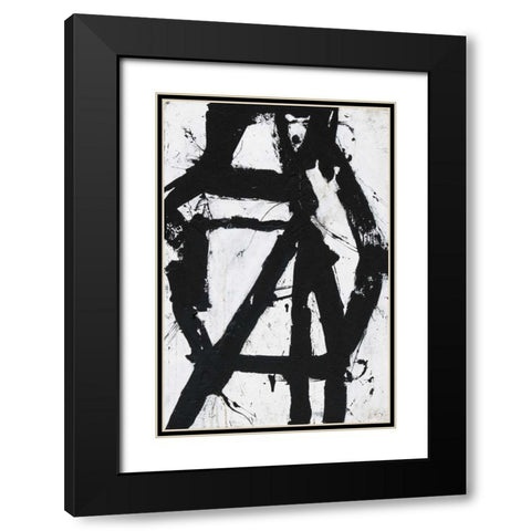 Ace of Spades I Black Modern Wood Framed Art Print with Double Matting by Ashley, Erin