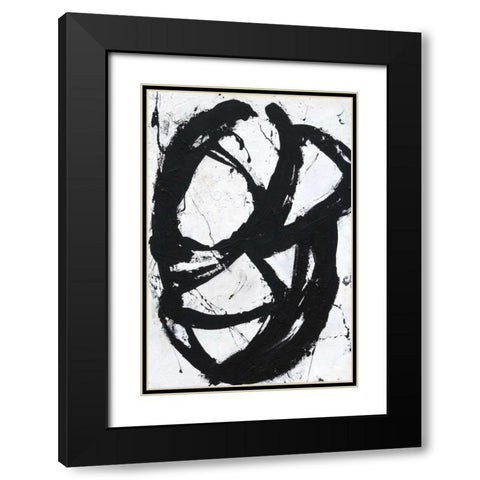 Ace of Spades II Black Modern Wood Framed Art Print with Double Matting by Ashley, Erin