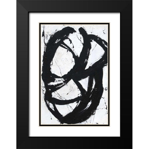 Ace of Spades II Black Modern Wood Framed Art Print with Double Matting by Ashley, Erin