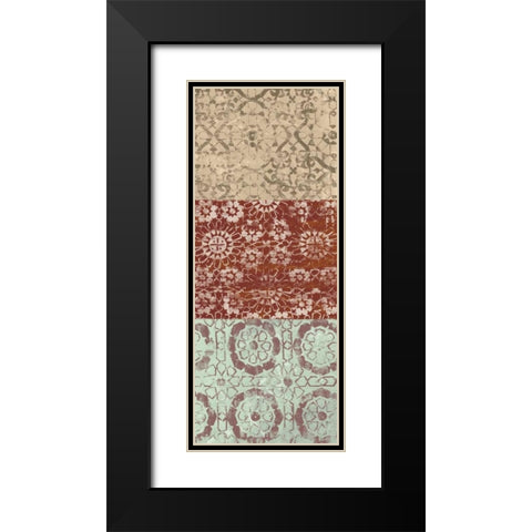 Aesthetic Board II Black Modern Wood Framed Art Print with Double Matting by Saunders, Alonzo