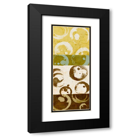 Stained Goodness I Black Modern Wood Framed Art Print with Double Matting by Saunders, Alonzo