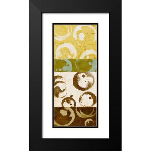 Stained Goodness I Black Modern Wood Framed Art Print with Double Matting by Saunders, Alonzo