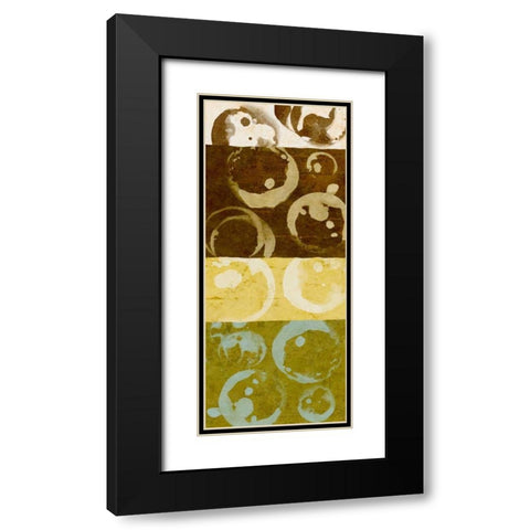 Stained Goodness II Black Modern Wood Framed Art Print with Double Matting by Saunders, Alonzo