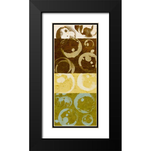 Stained Goodness II Black Modern Wood Framed Art Print with Double Matting by Saunders, Alonzo