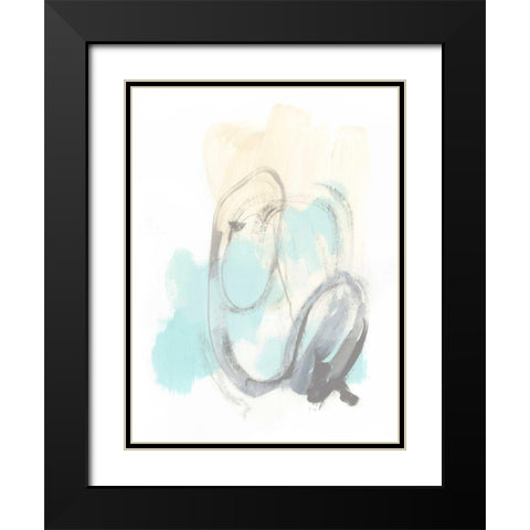 Perpetual Gesture II Black Modern Wood Framed Art Print with Double Matting by Vess, June Erica