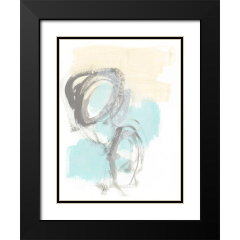 Perpetual Gesture III Black Modern Wood Framed Art Print with Double Matting by Vess, June Erica