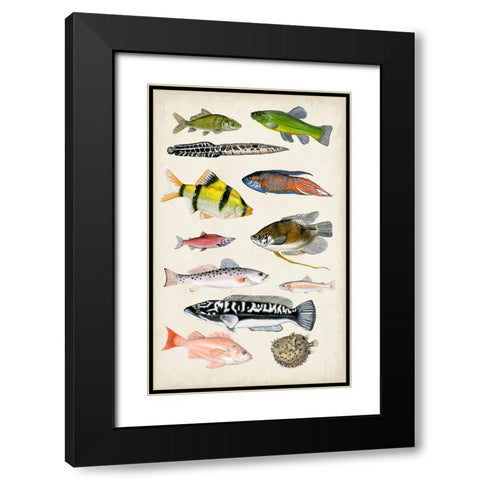 Antique Aquarium I Black Modern Wood Framed Art Print with Double Matting by McCavitt, Naomi
