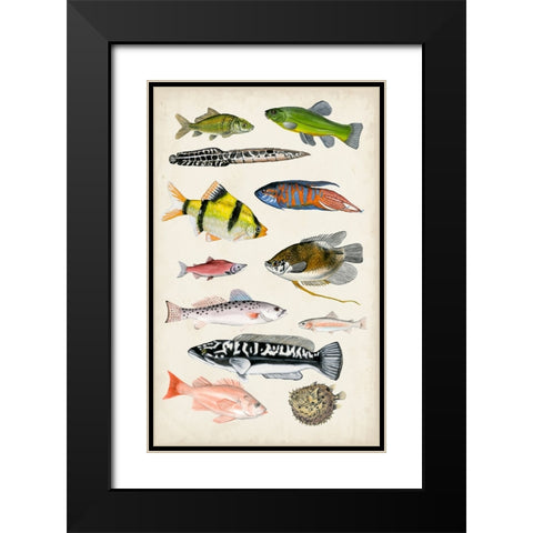 Antique Aquarium I Black Modern Wood Framed Art Print with Double Matting by McCavitt, Naomi