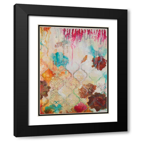 Moroccan Fantasy IV Black Modern Wood Framed Art Print with Double Matting by Robinson, Heather