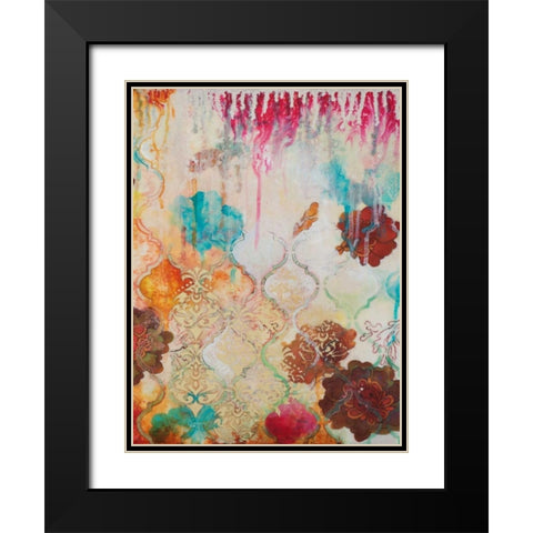 Moroccan Fantasy IV Black Modern Wood Framed Art Print with Double Matting by Robinson, Heather
