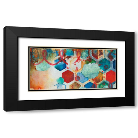 Playing Smart I Black Modern Wood Framed Art Print with Double Matting by Robinson, Heather