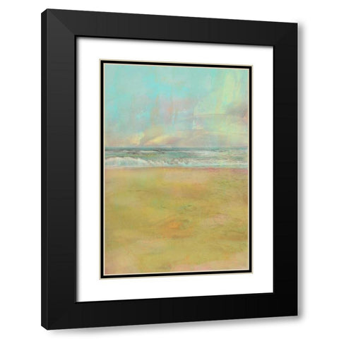 Summer Souvenir I Black Modern Wood Framed Art Print with Double Matting by Zarris, Chariklia