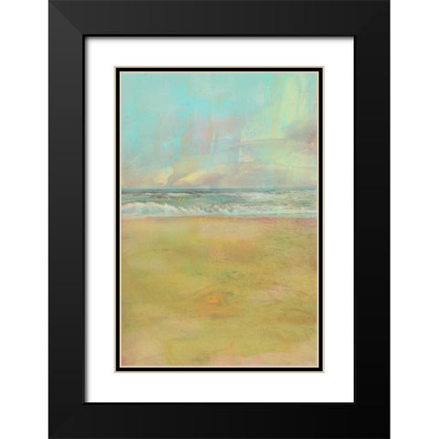 Summer Souvenir I Black Modern Wood Framed Art Print with Double Matting by Zarris, Chariklia