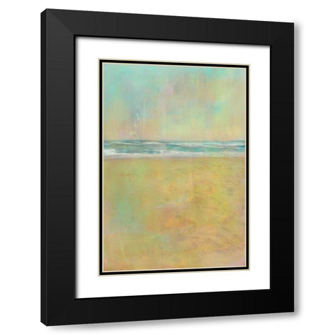 Summer Souvenir II Black Modern Wood Framed Art Print with Double Matting by Zarris, Chariklia