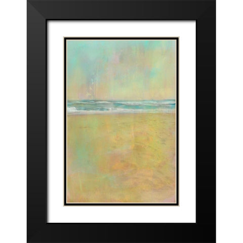 Summer Souvenir II Black Modern Wood Framed Art Print with Double Matting by Zarris, Chariklia