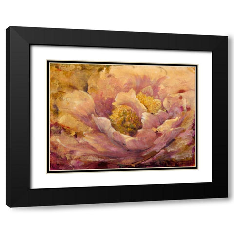 Floral in Bloom I Black Modern Wood Framed Art Print with Double Matting by OToole, Tim