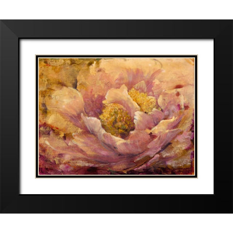 Floral in Bloom I Black Modern Wood Framed Art Print with Double Matting by OToole, Tim