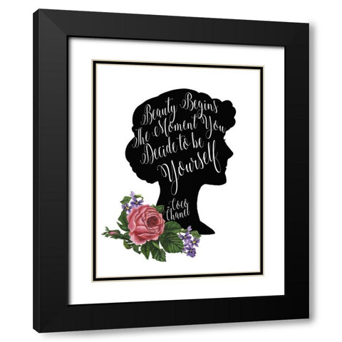 Audrey and Coco II Black Modern Wood Framed Art Print with Double Matting by McCavitt, Naomi