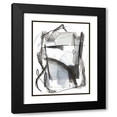 Busy Intersection I Black Modern Wood Framed Art Print with Double Matting by Harper, Ethan