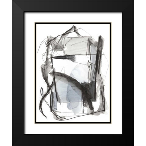 Busy Intersection I Black Modern Wood Framed Art Print with Double Matting by Harper, Ethan