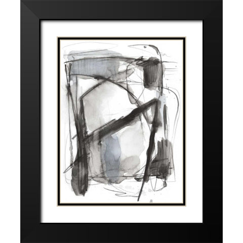Busy Intersection II Black Modern Wood Framed Art Print with Double Matting by Harper, Ethan