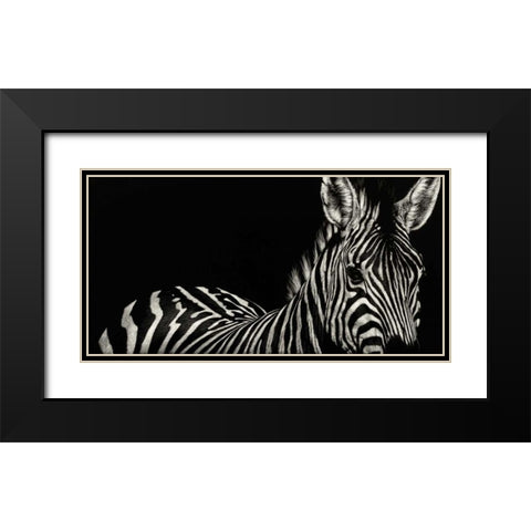 Scratchboard Incline Black Modern Wood Framed Art Print with Double Matting by Chapman, Julie T.