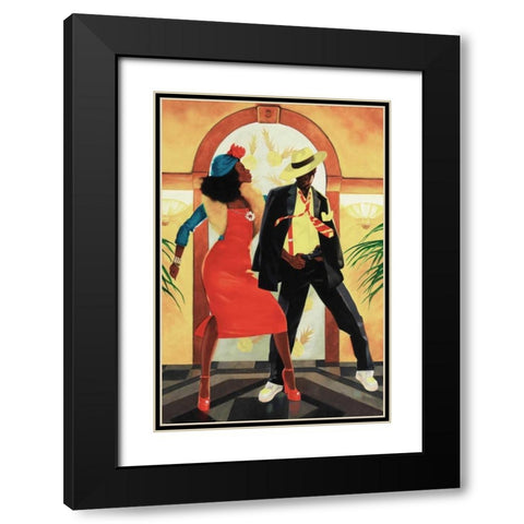 Night Out I Black Modern Wood Framed Art Print with Double Matting by Reynolds, Graham