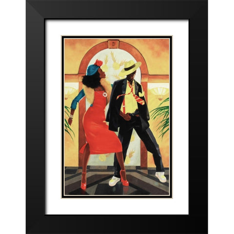 Night Out I Black Modern Wood Framed Art Print with Double Matting by Reynolds, Graham