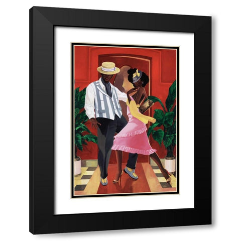 Night Out III Black Modern Wood Framed Art Print with Double Matting by Reynolds, Graham