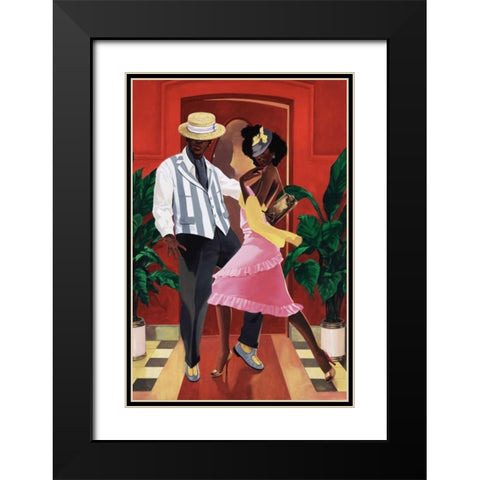 Night Out III Black Modern Wood Framed Art Print with Double Matting by Reynolds, Graham