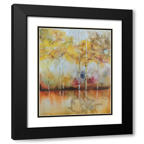 Alazanas I Black Modern Wood Framed Art Print with Double Matting by Herrera, Leticia