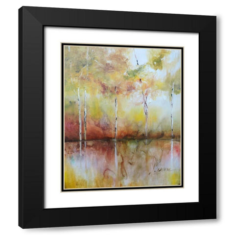 Alazanas II Black Modern Wood Framed Art Print with Double Matting by Herrera, Leticia