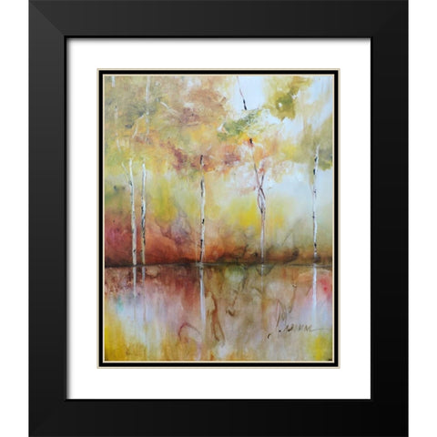 Alazanas II Black Modern Wood Framed Art Print with Double Matting by Herrera, Leticia