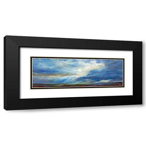 Heavenly Light Black Modern Wood Framed Art Print with Double Matting by Finch, Sheila