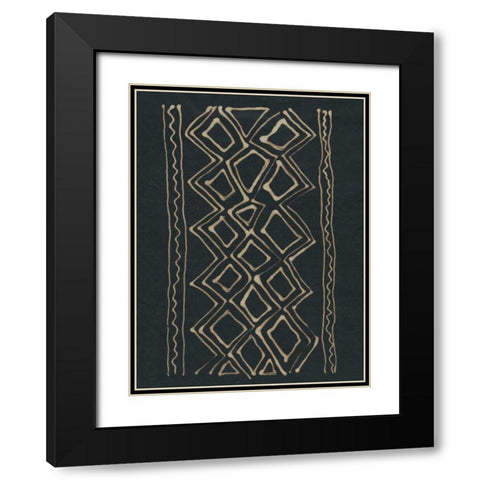 Udaka Study II Black Modern Wood Framed Art Print with Double Matting by Stramel, Renee W.