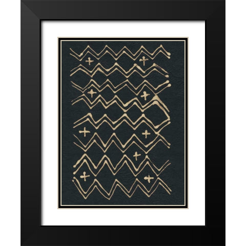 Udaka Study III Black Modern Wood Framed Art Print with Double Matting by Stramel, Renee W.