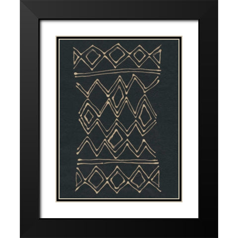 Udaka Study V Black Modern Wood Framed Art Print with Double Matting by Stramel, Renee W.