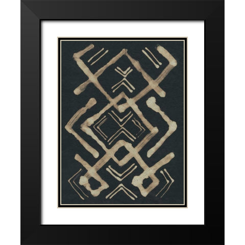 Udaka Study VI Black Modern Wood Framed Art Print with Double Matting by Stramel, Renee W.