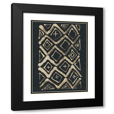 Udaka Study VII Black Modern Wood Framed Art Print with Double Matting by Stramel, Renee W.