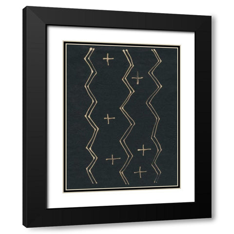 Udaka Study VIII Black Modern Wood Framed Art Print with Double Matting by Stramel, Renee W.