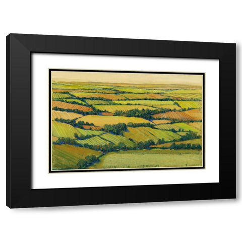 A View Above II Black Modern Wood Framed Art Print with Double Matting by OToole, Tim