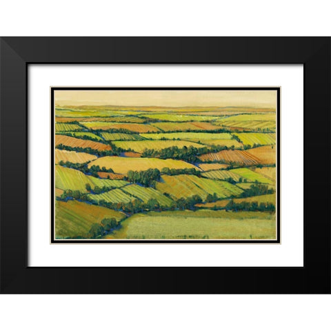 A View Above II Black Modern Wood Framed Art Print with Double Matting by OToole, Tim