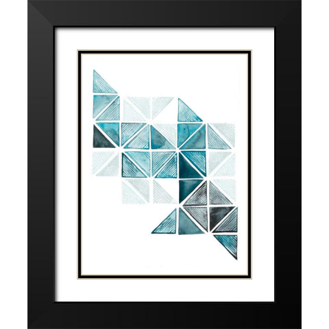 Jaydas Ladder I Black Modern Wood Framed Art Print with Double Matting by Popp, Grace