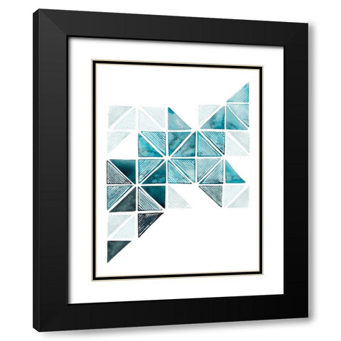 Jaydas Ladder II Black Modern Wood Framed Art Print with Double Matting by Popp, Grace