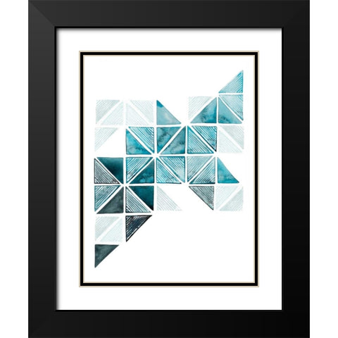 Jaydas Ladder II Black Modern Wood Framed Art Print with Double Matting by Popp, Grace