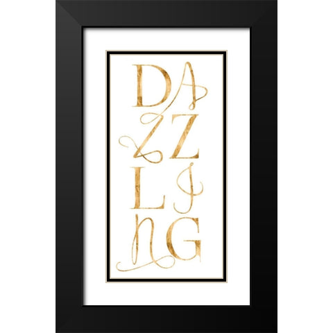 Elegant and Dazzling II Black Modern Wood Framed Art Print with Double Matting by Popp, Grace