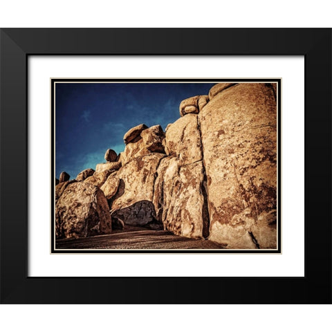 Outcroppings II Black Modern Wood Framed Art Print with Double Matting by Perry, Rachel