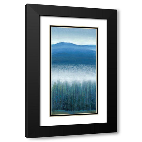 Valley Fog II Black Modern Wood Framed Art Print with Double Matting by OToole, Tim