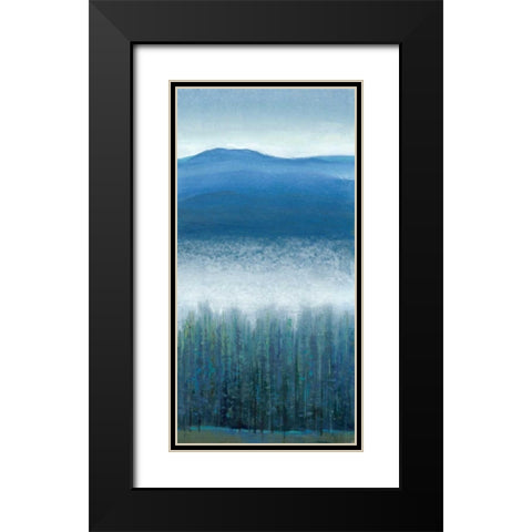 Valley Fog II Black Modern Wood Framed Art Print with Double Matting by OToole, Tim